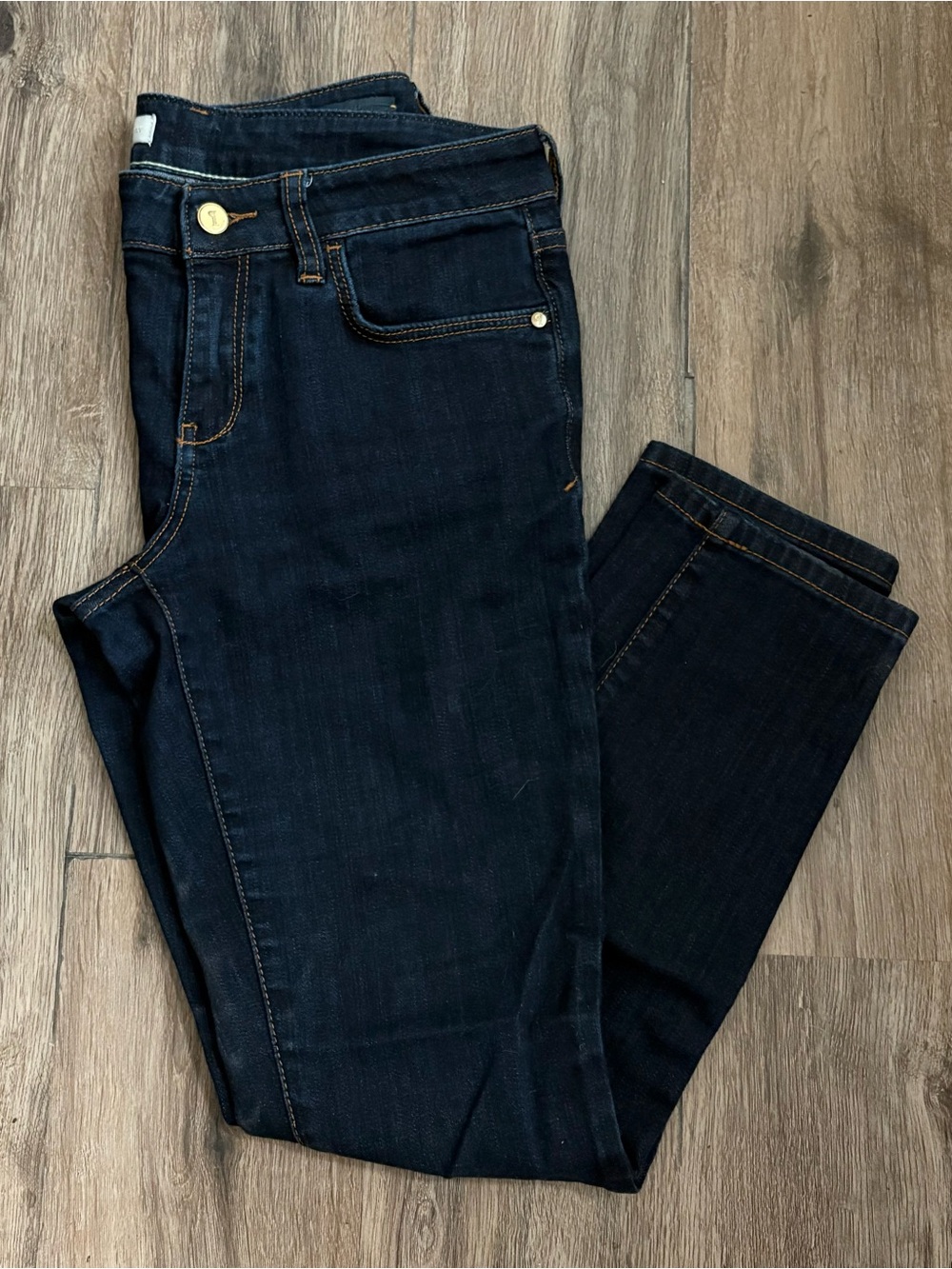 Anthropologie Pilco Low Rise Skinny Jeans Women’s 27 Dark Denim Stretch Casual